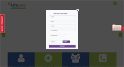 Desktop Screenshot of lifecareformulation.com